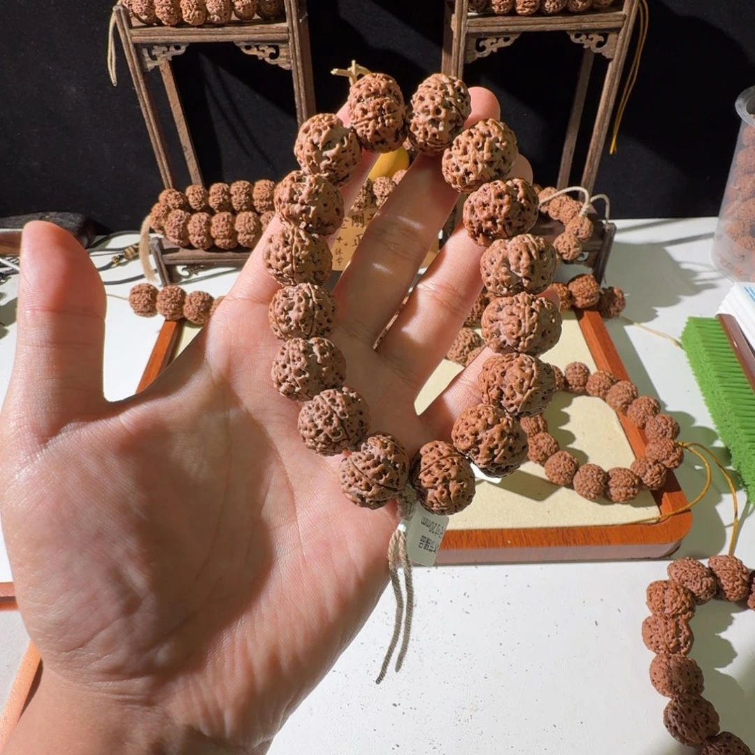 手串金刚菩提20尺寸红皮梅花