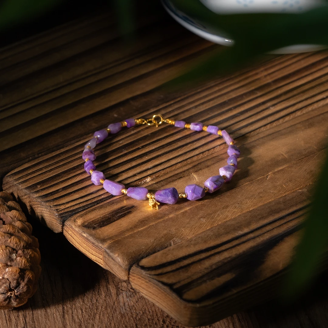 世间臻宝-晚芙丨18K全玉化舒俱来手链/手围16/多样性发/P6162/0