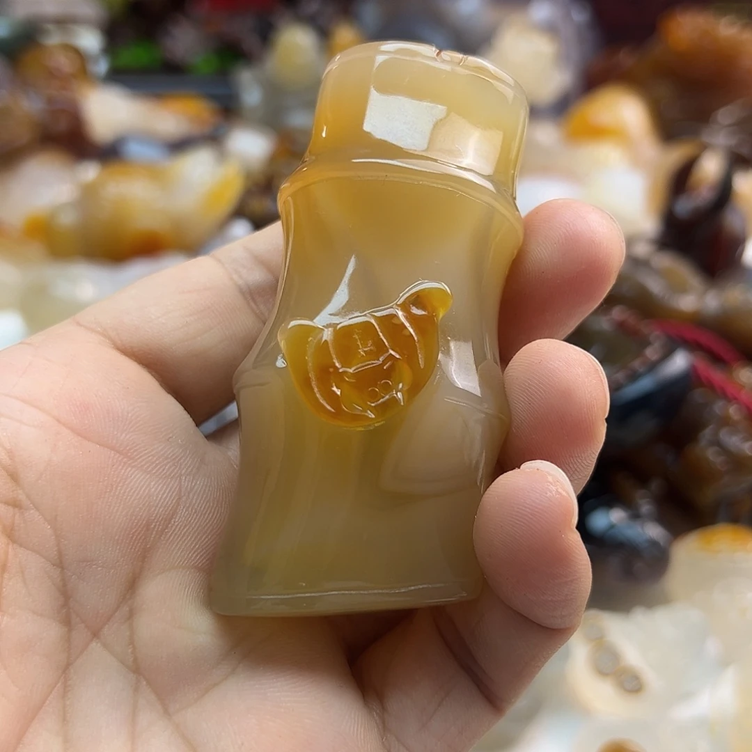 玛瑙/玉髓合金颈饰
