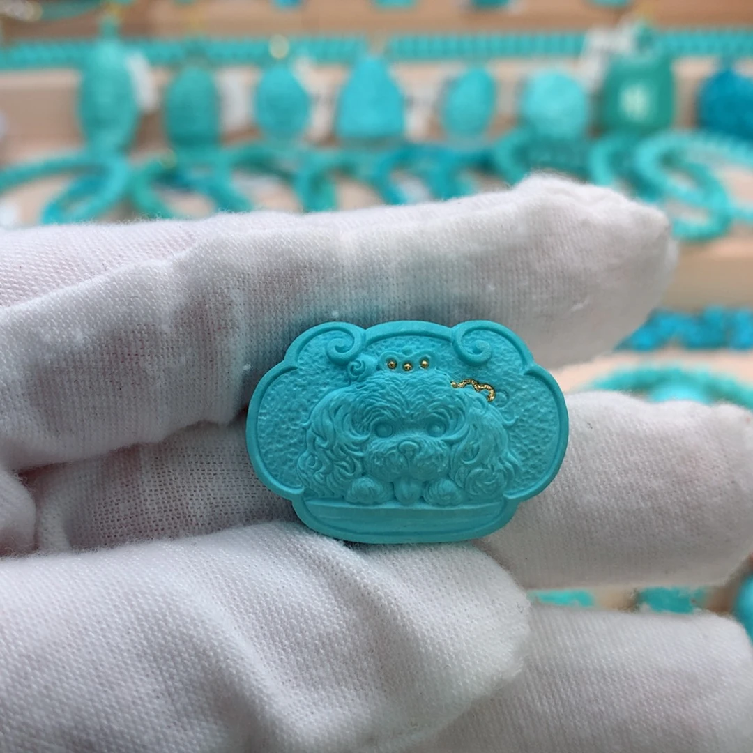 绿松石未镶嵌珠宝奇石27mm