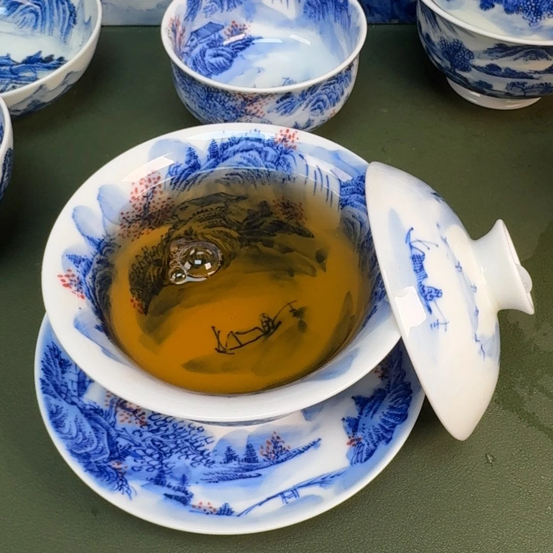 景德镇纯手绘茶具圆圆230