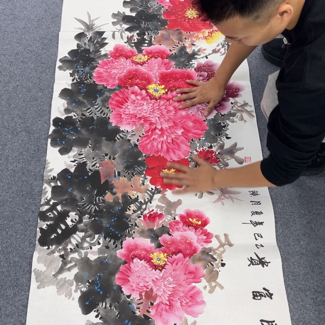 国画手绘国画欣赏一下