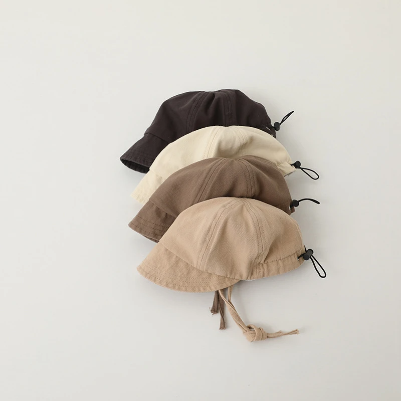 婴儿帽子夏季薄款ins韩系纯色鸭舌帽男女宝宝遮阳帽小月龄防晒帽