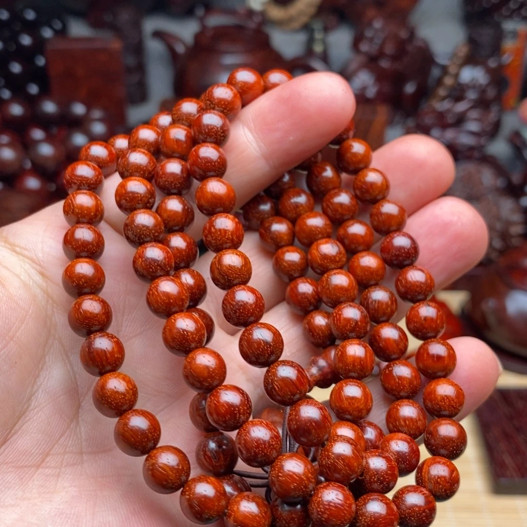 小叶紫檀手串/手链多样性发其一小叶紫檀0.8/108