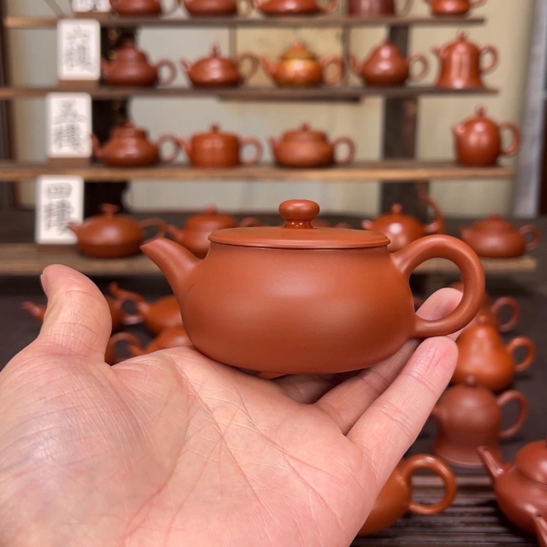 玺***品紫砂茶壶超薄明炉110cc