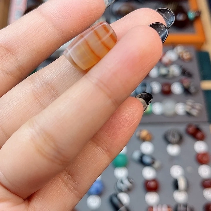 玛瑙/玉髓珠宝半成品未镶嵌Z****