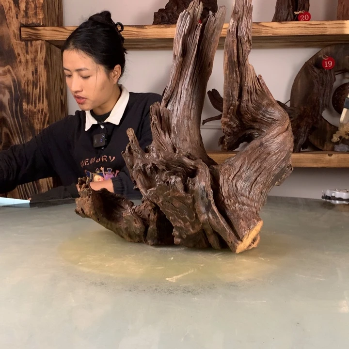 泓***天然的云南紫柚木会黄水