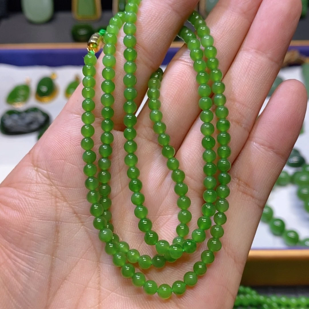 和田玉（碧玉）未镶嵌颈饰