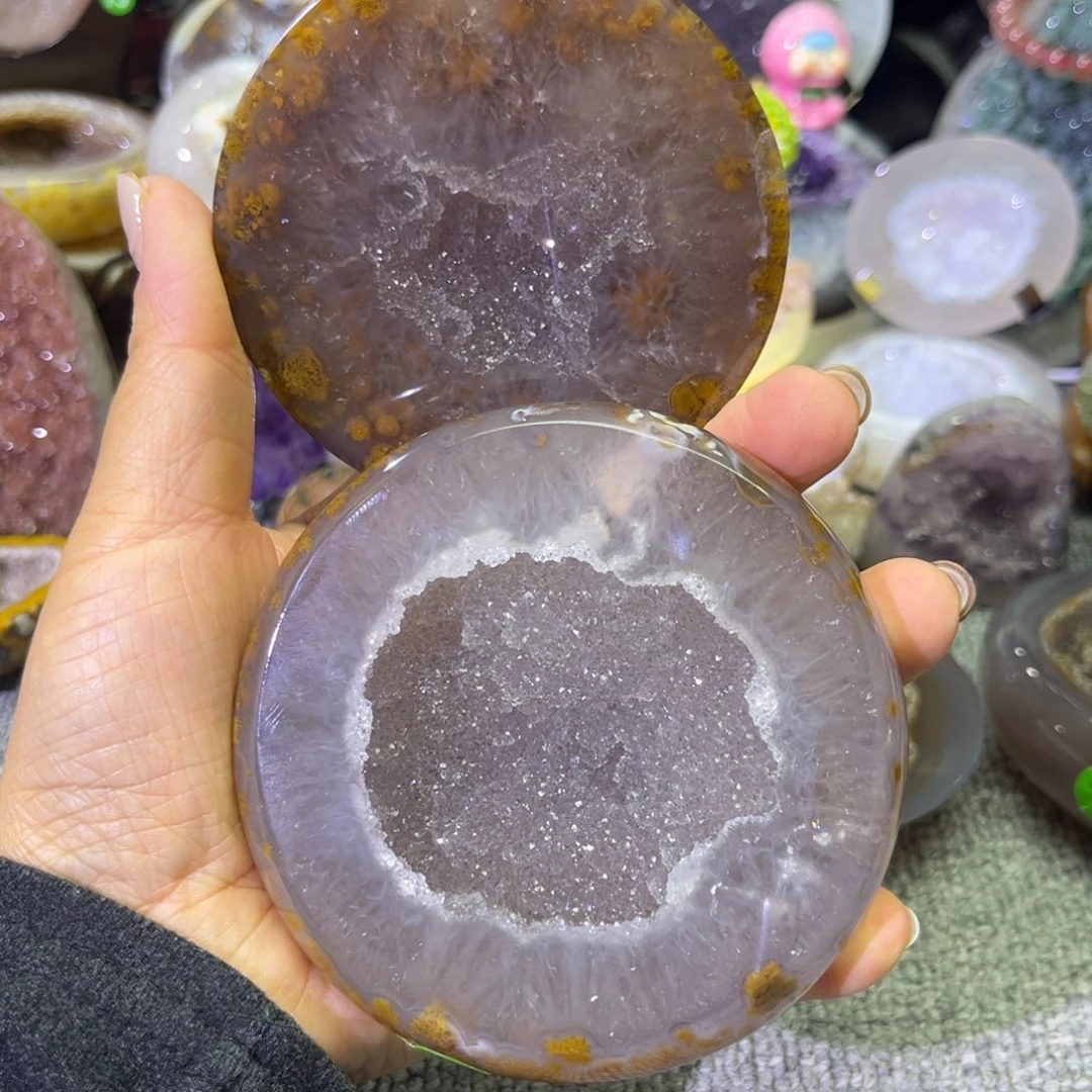 紫晶摆件未镶嵌水晶