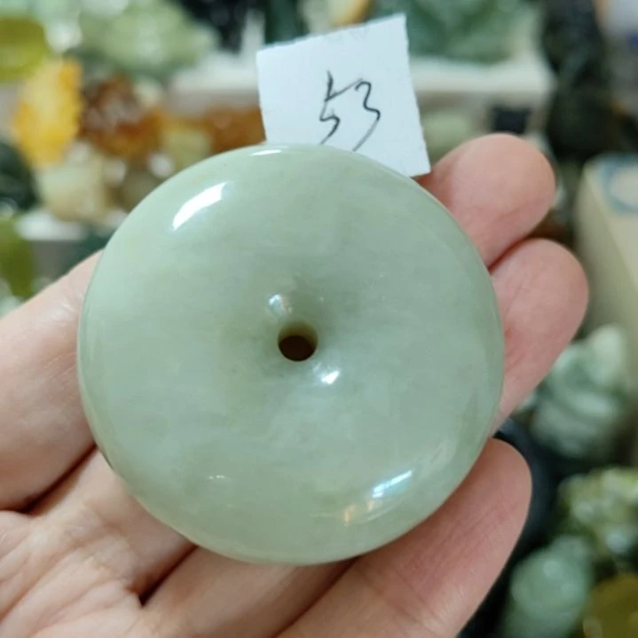 未镶嵌岫玉平安扣