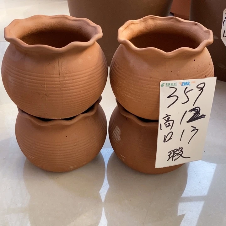 粗陶红陶绿植花盆359