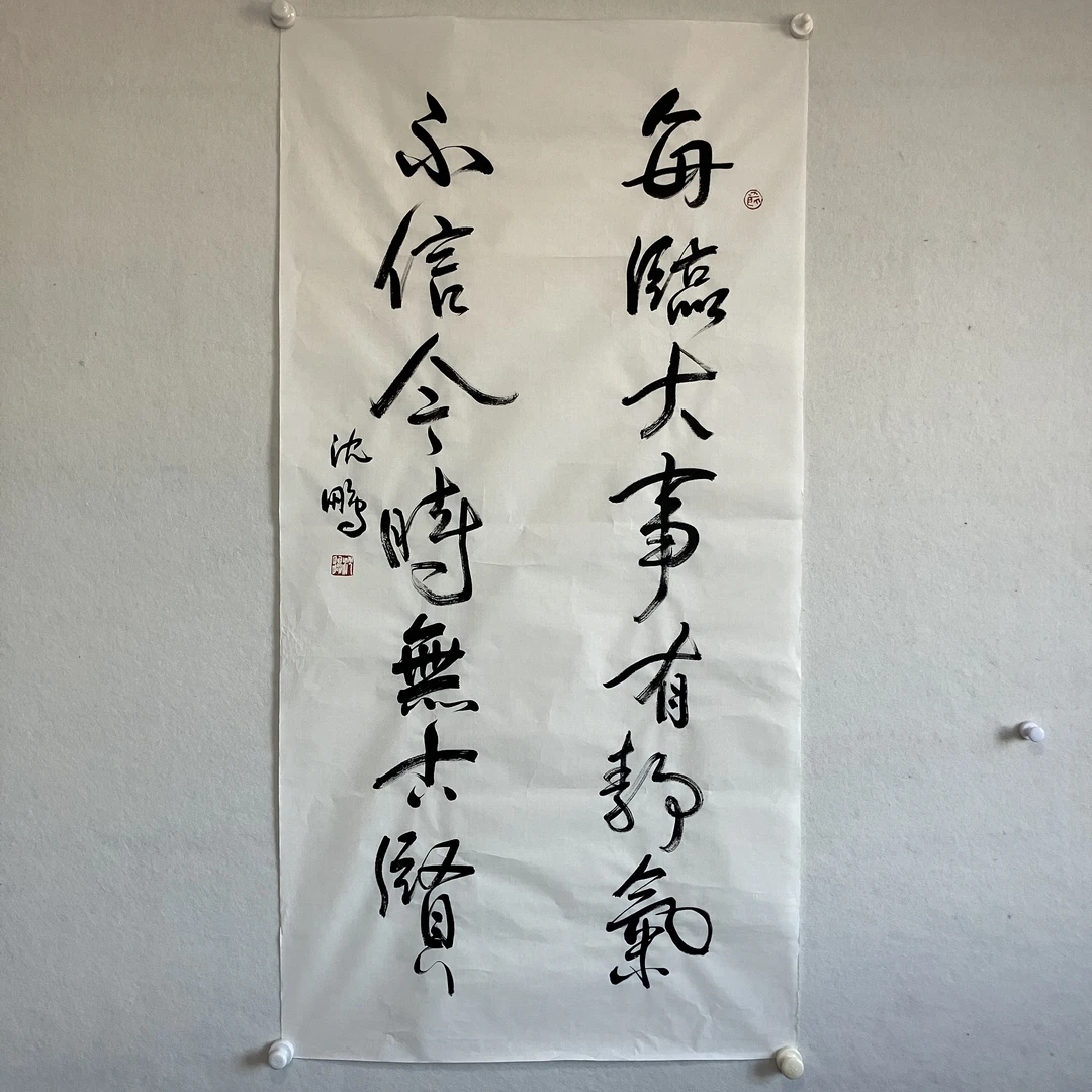 5263  书法纸本水墨画心68×136