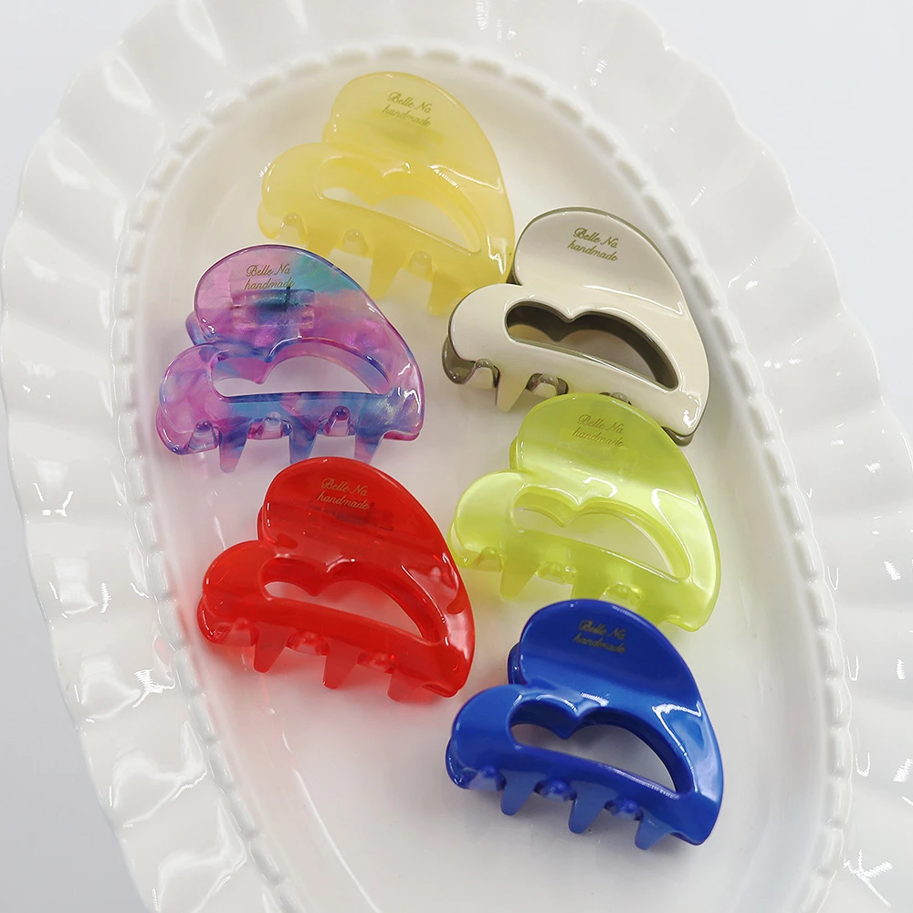 欧美风奢华气质发饰甜美少女风个性百搭发夹网红高级感醋酸边夹子