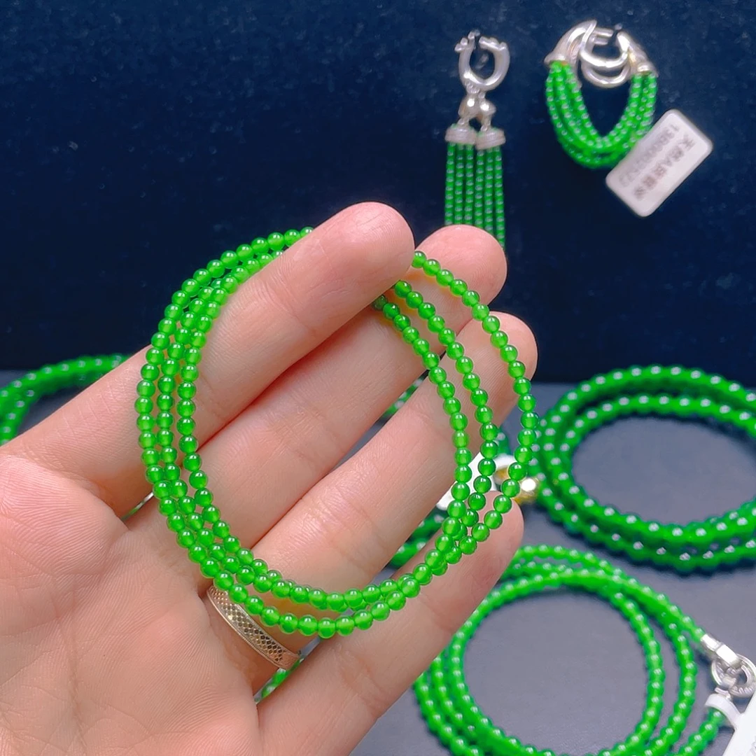 翡翠未镶嵌项链卡3毕业级别