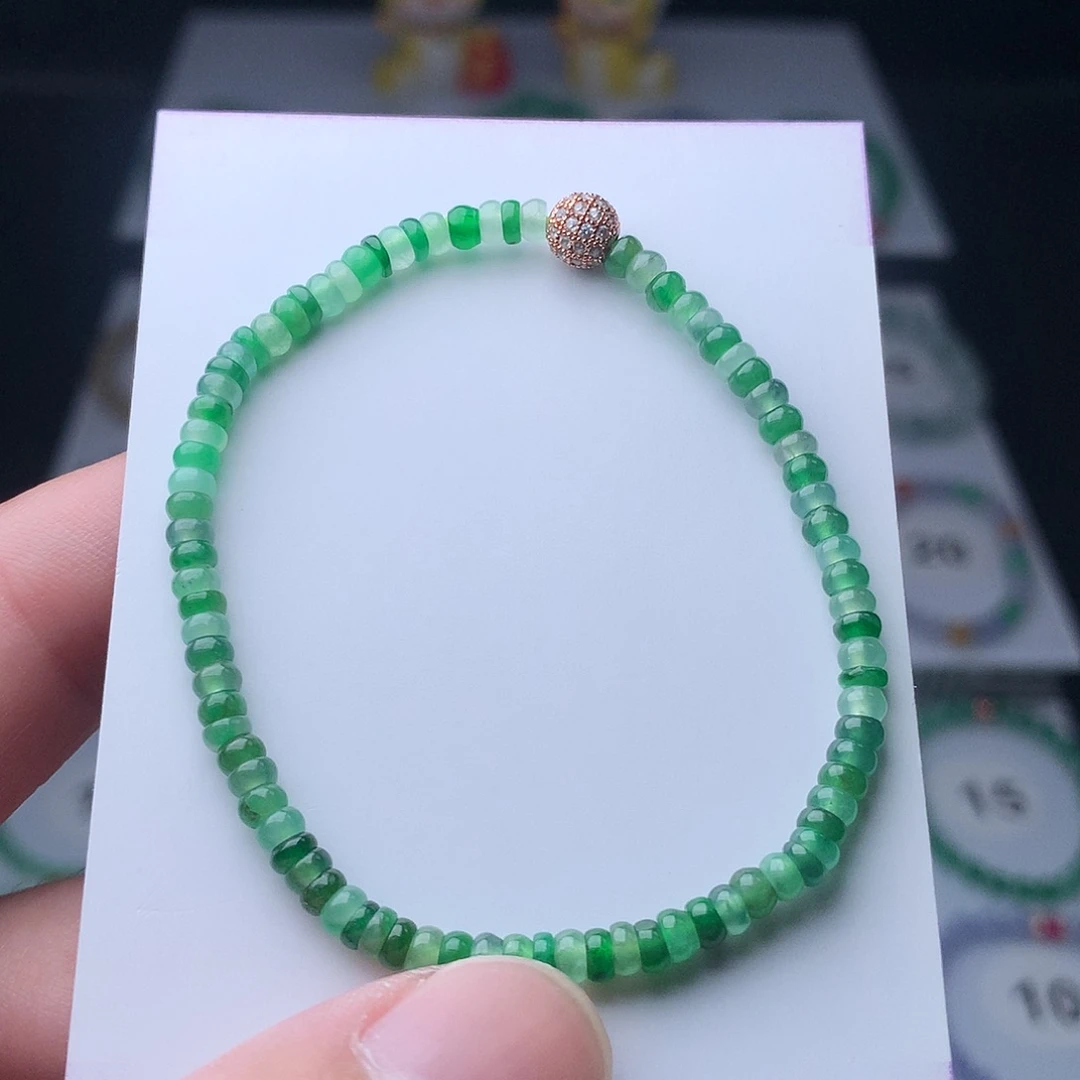 翡翠未镶嵌手链翡翠