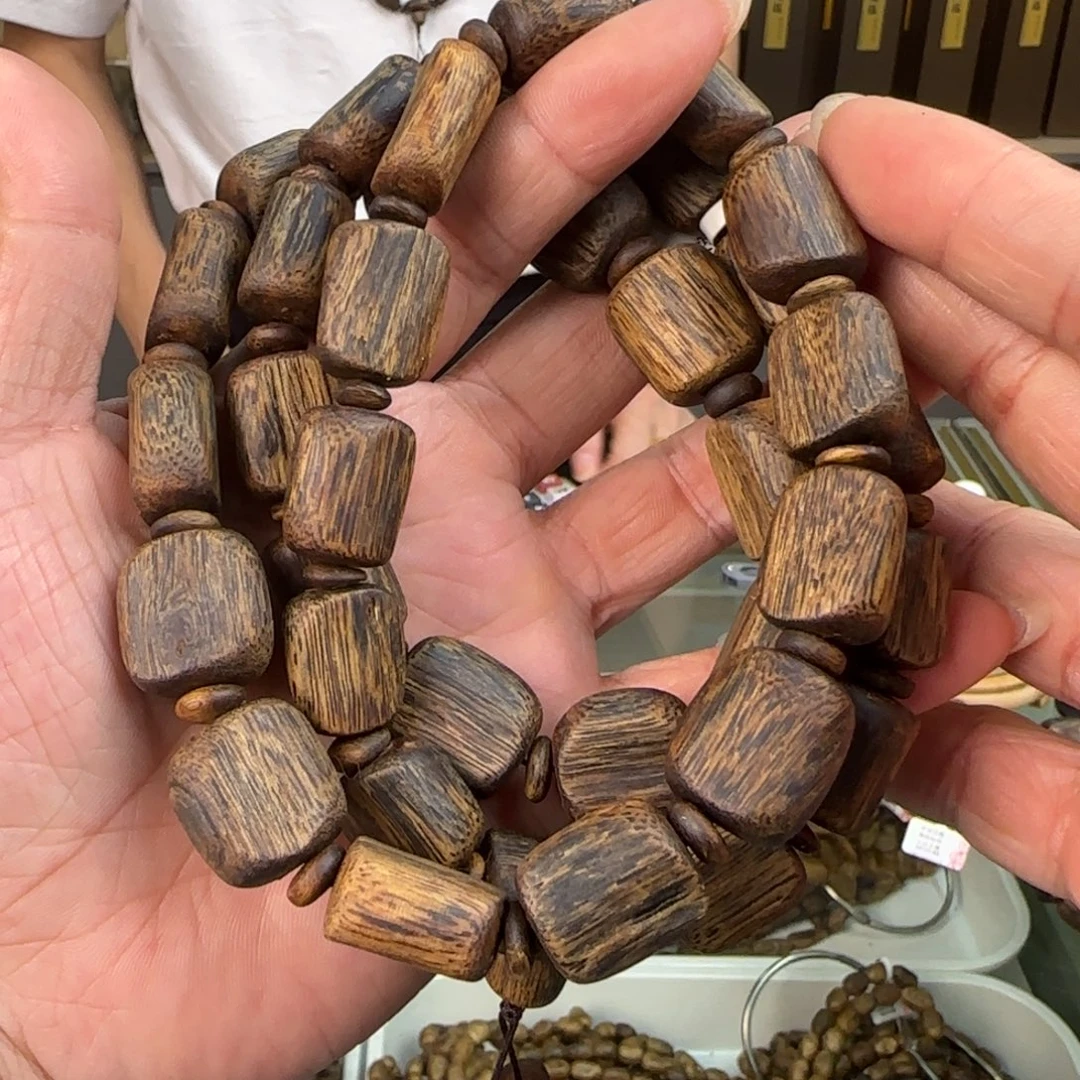 手串沉香多样性发1条树心油紫棋高货73克