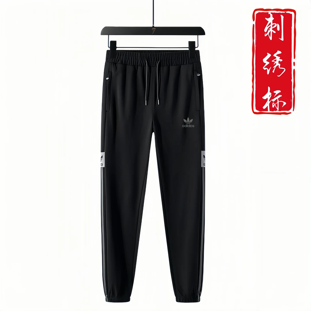 运动长裤常规大码夏季户外保暖防风宽松型系带裤子
