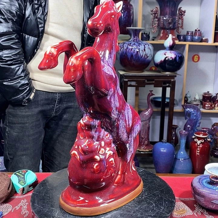 瓶中国神垕精品钧瓷
