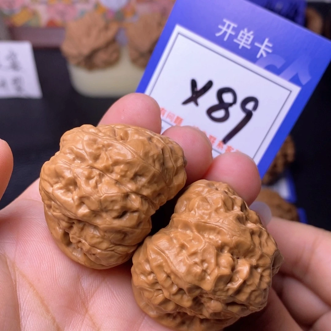 文玩核桃把件40蛤蟆头x89