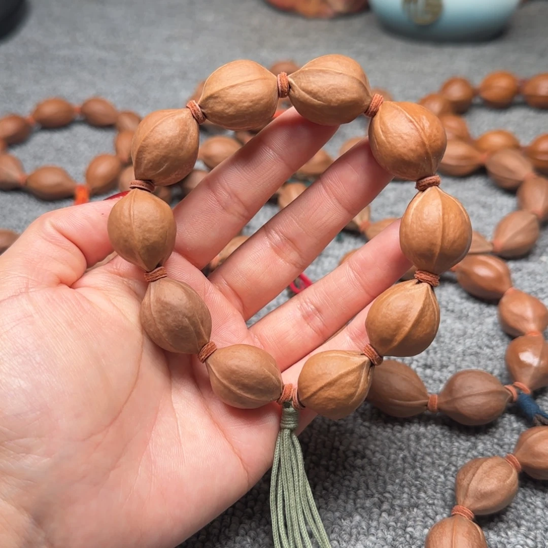 全***哥橄榄核手串/手链19*26原生态 铁核