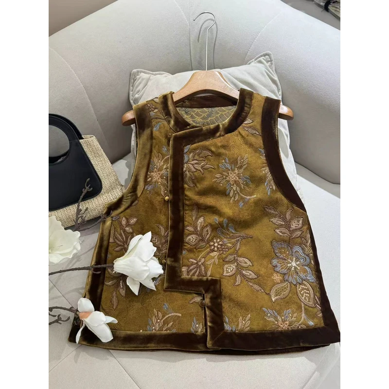 新中式中国风马甲y635