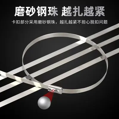 【厂家直销】自锁式不锈钢扎带强拉力扎线钢带盘带加厚捆扎耐磨Y