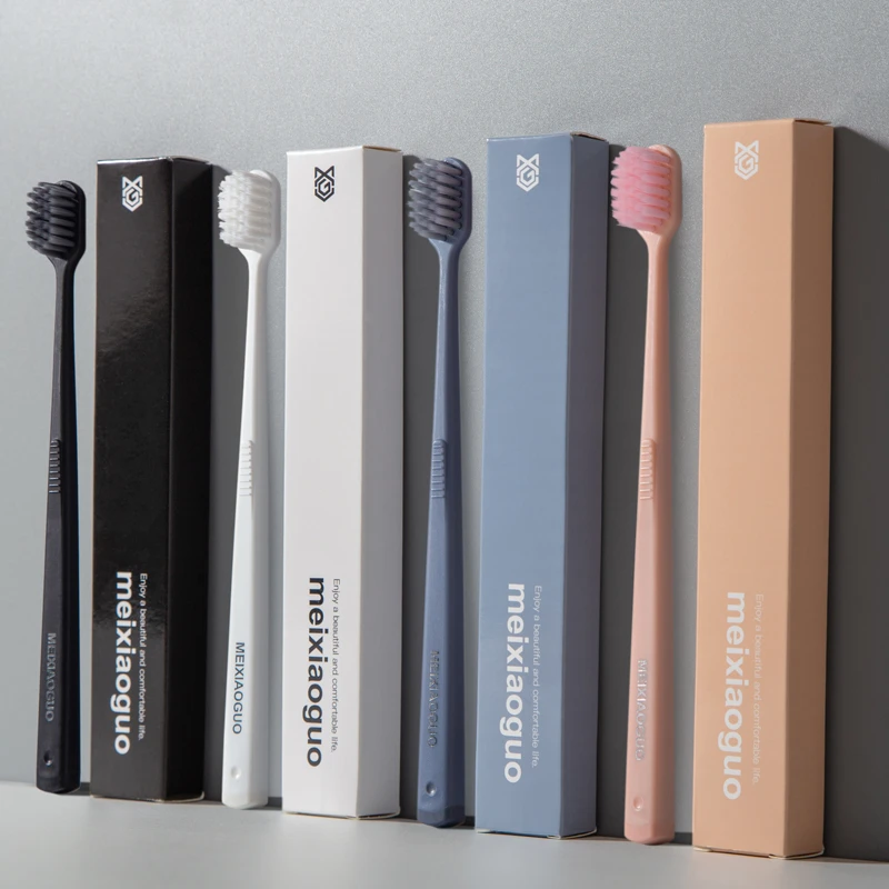 乐美果牙刷家用高档成年人独立包装扬州日用百货超市牙刷软毛批发