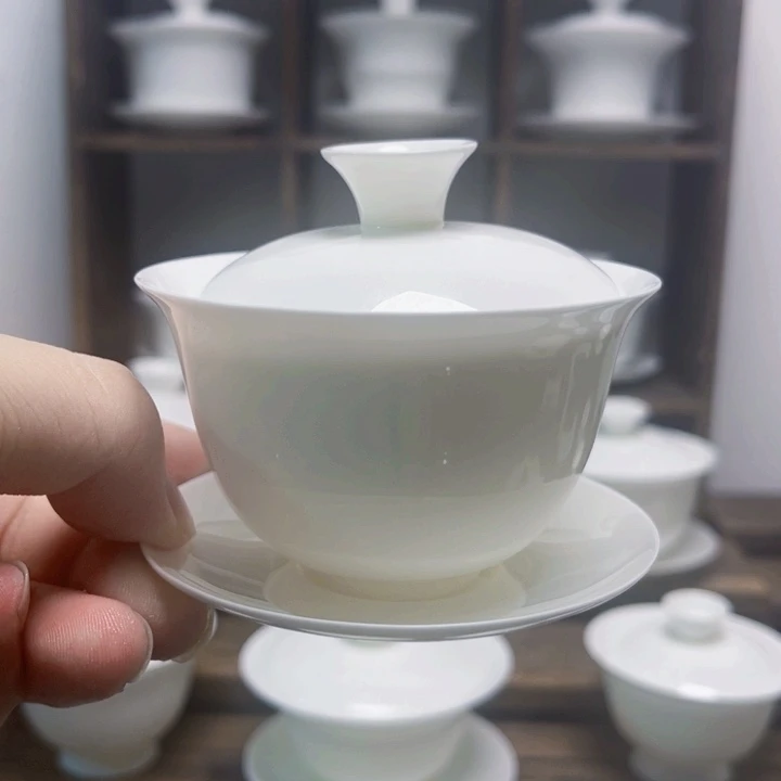 直播活动【一个盖碗加三个杯送同款杯子两个】