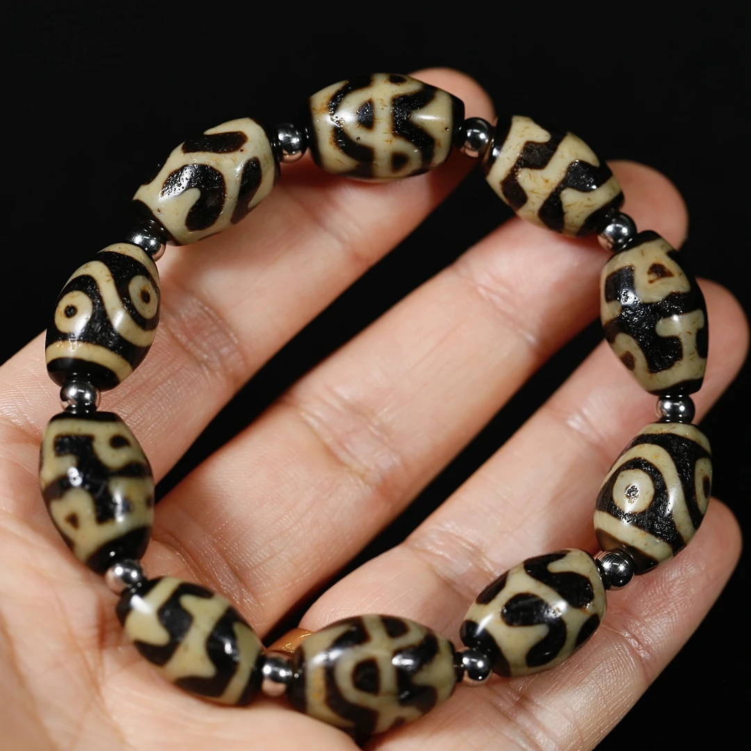 台珠老冯纯手工超顶小达洛多宝天珠玛瑙手串男女款百搭轻奢时尚