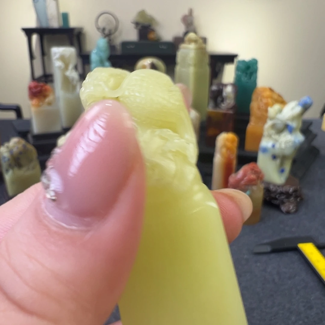 青田石用****7青田封门灯光冻