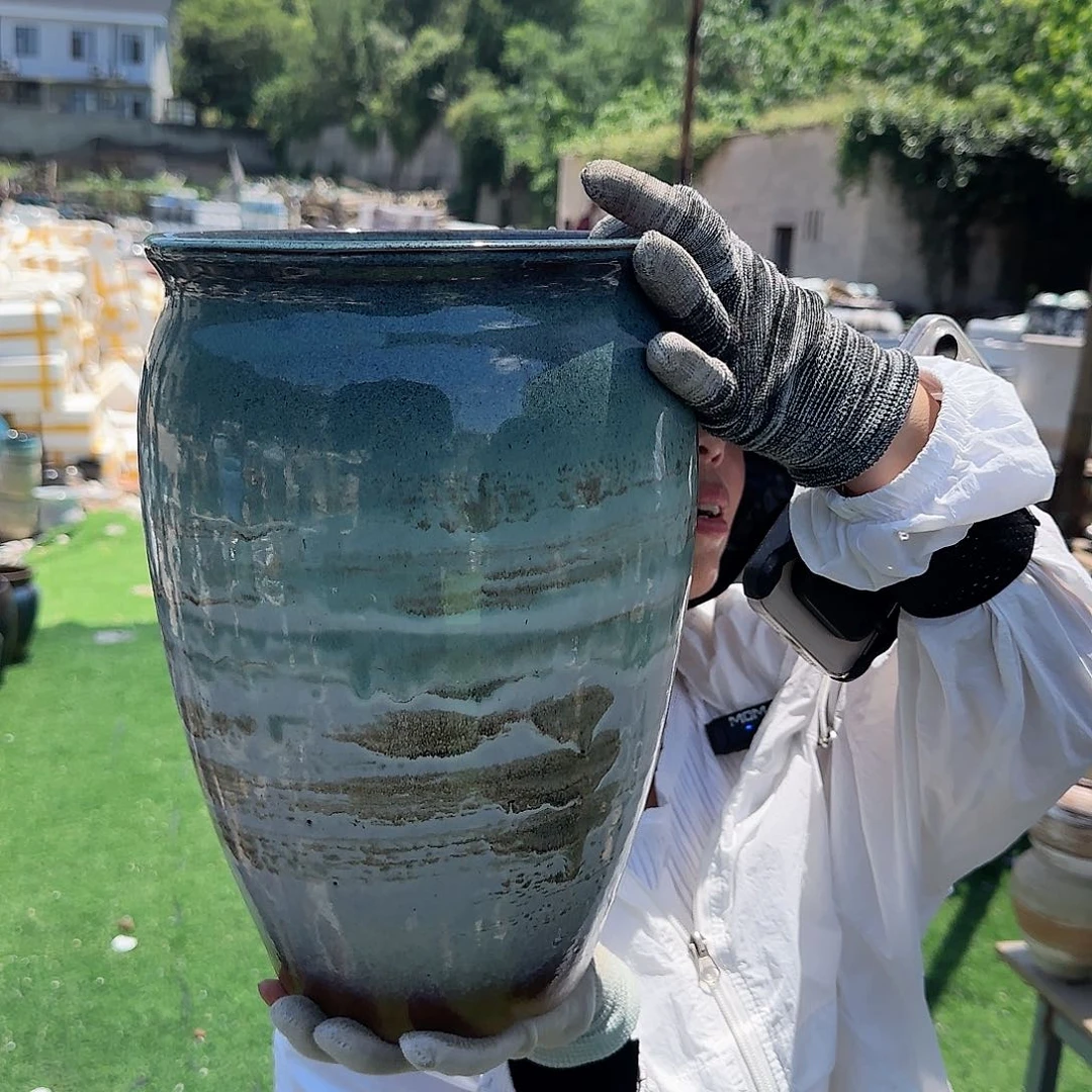 紫砂花盆王嫂花盆0629-741高30口20