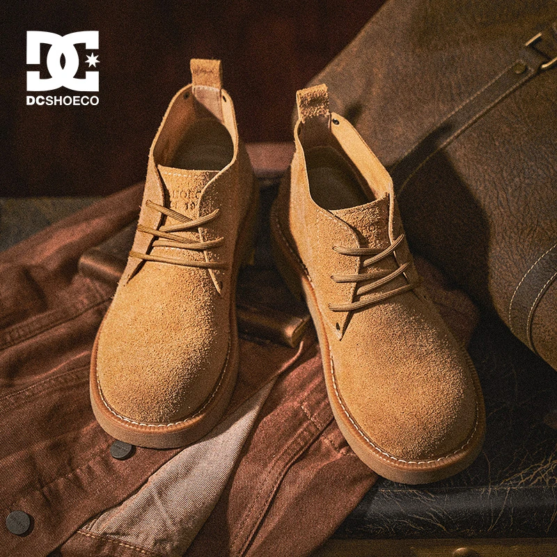 DCSHOES XIVAN EDGE 2025新款马丁靴英伦风翻毛牛皮户外增高皮靴
