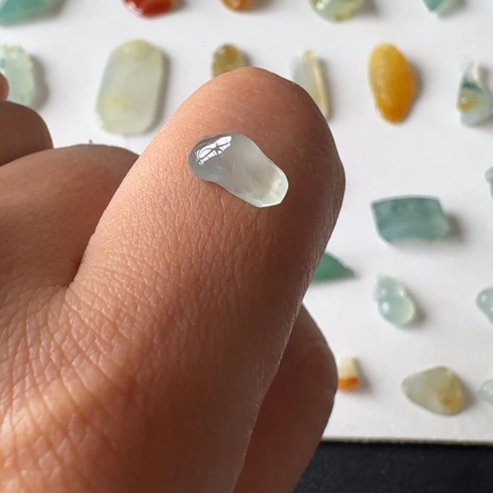 定制翡翠未镶嵌山盟海誓