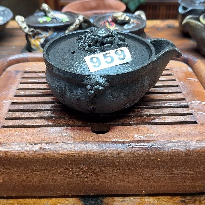 纯手工制作粗陶茶具