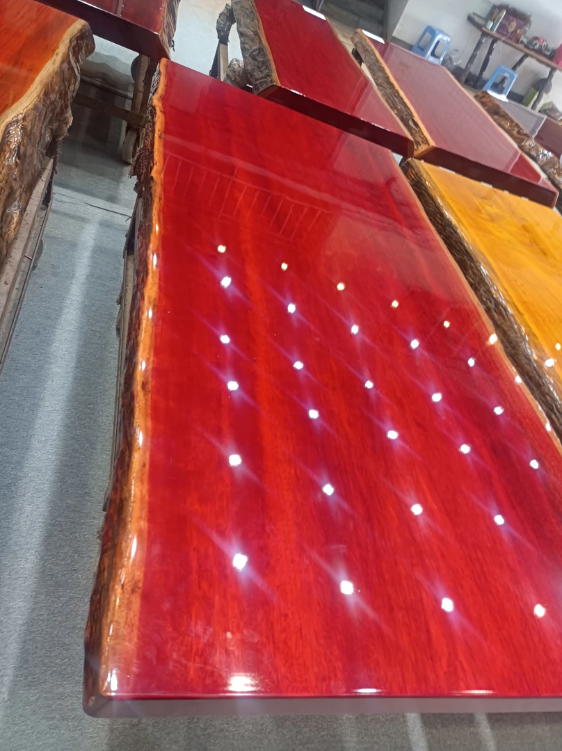 3非洲进口原木实木大板桌