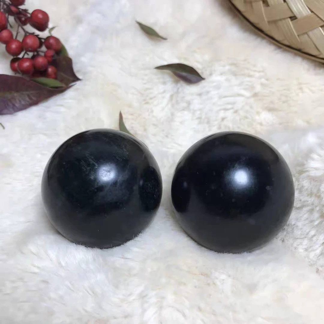 【黑砭石】高品质黑砭石健身灵活按摩手球