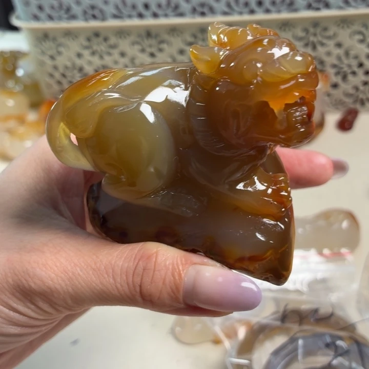 玛瑙/玉髓未镶嵌吊坠(不含链)