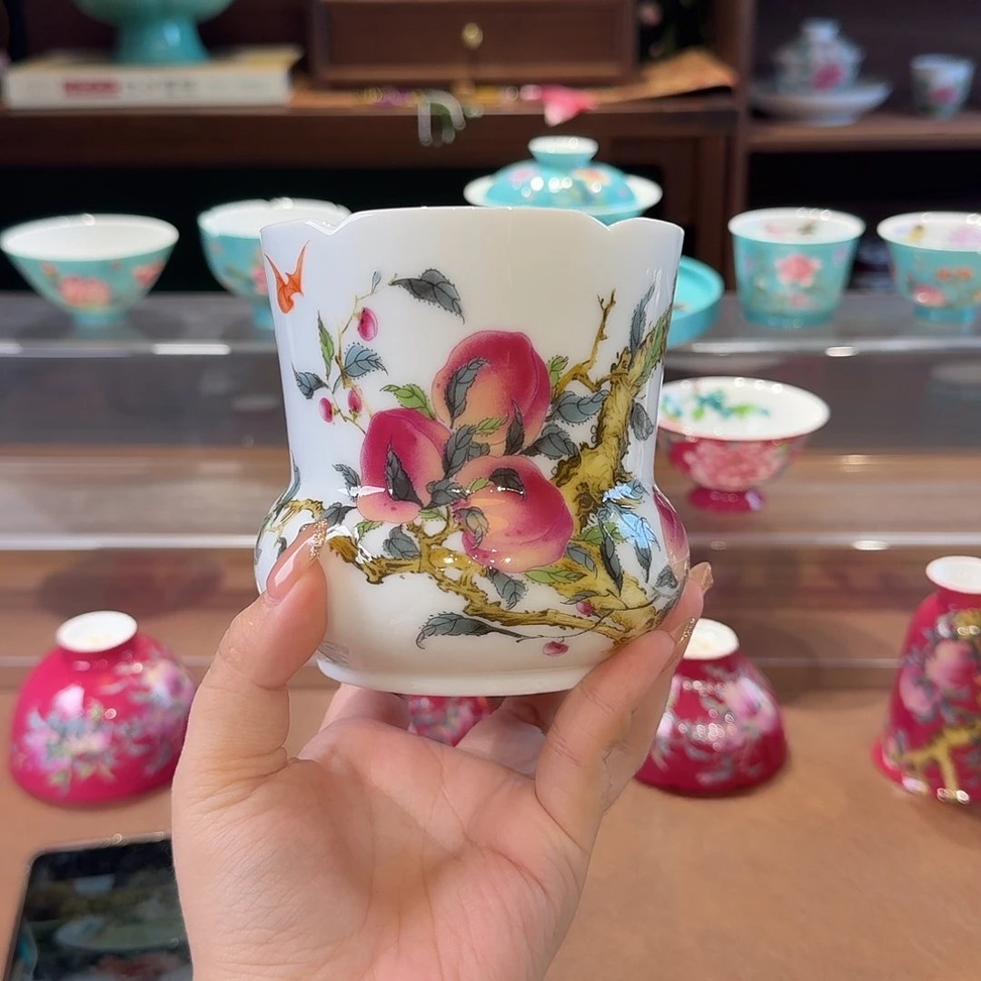 珐琅彩主人杯茶具套装