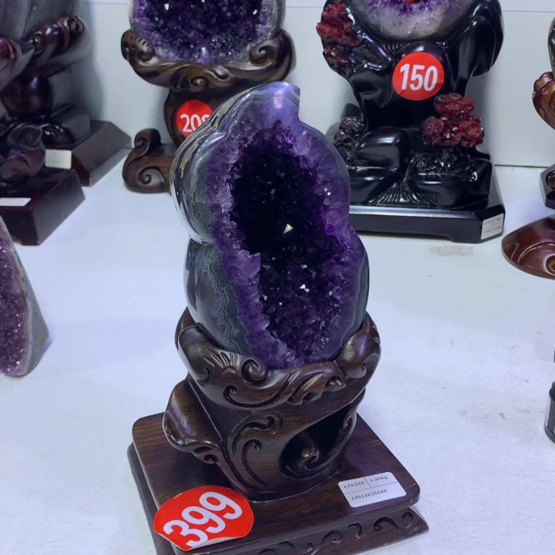 未镶嵌大型摆件（非配饰）紫晶