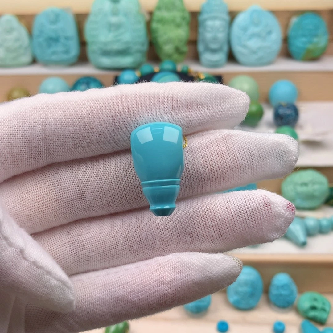 未镶嵌绿松石珠宝奇石