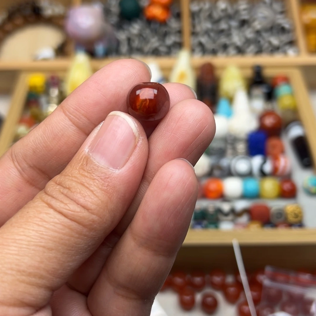 南红玛瑙12mm未镶嵌肥***啦