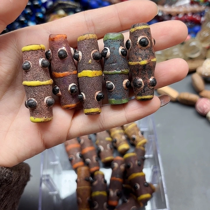 琉璃颈饰琉璃琉璃老珠子