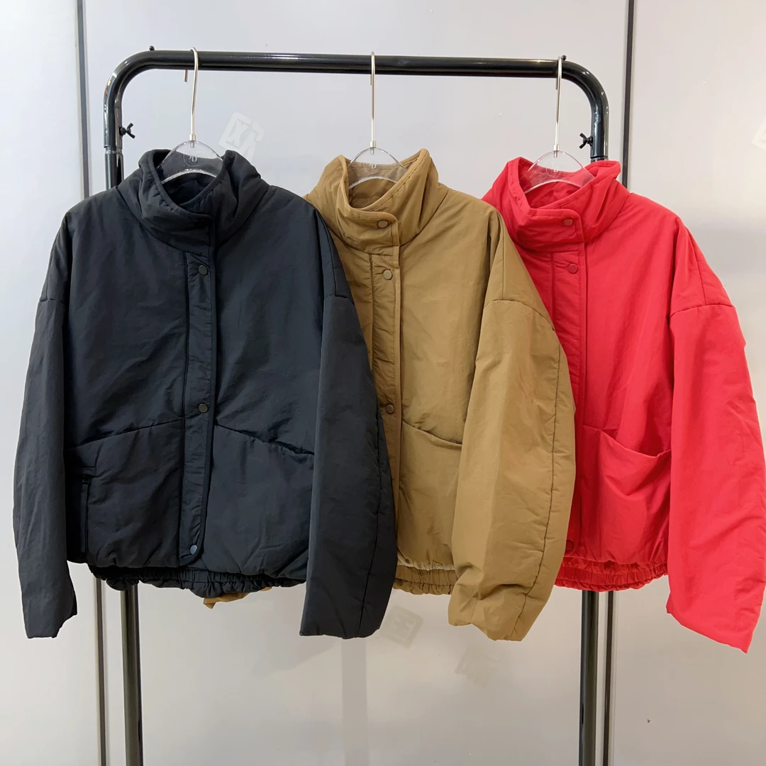 水淼25秋冬新款1827-休闲保暖-大口袋短棉服