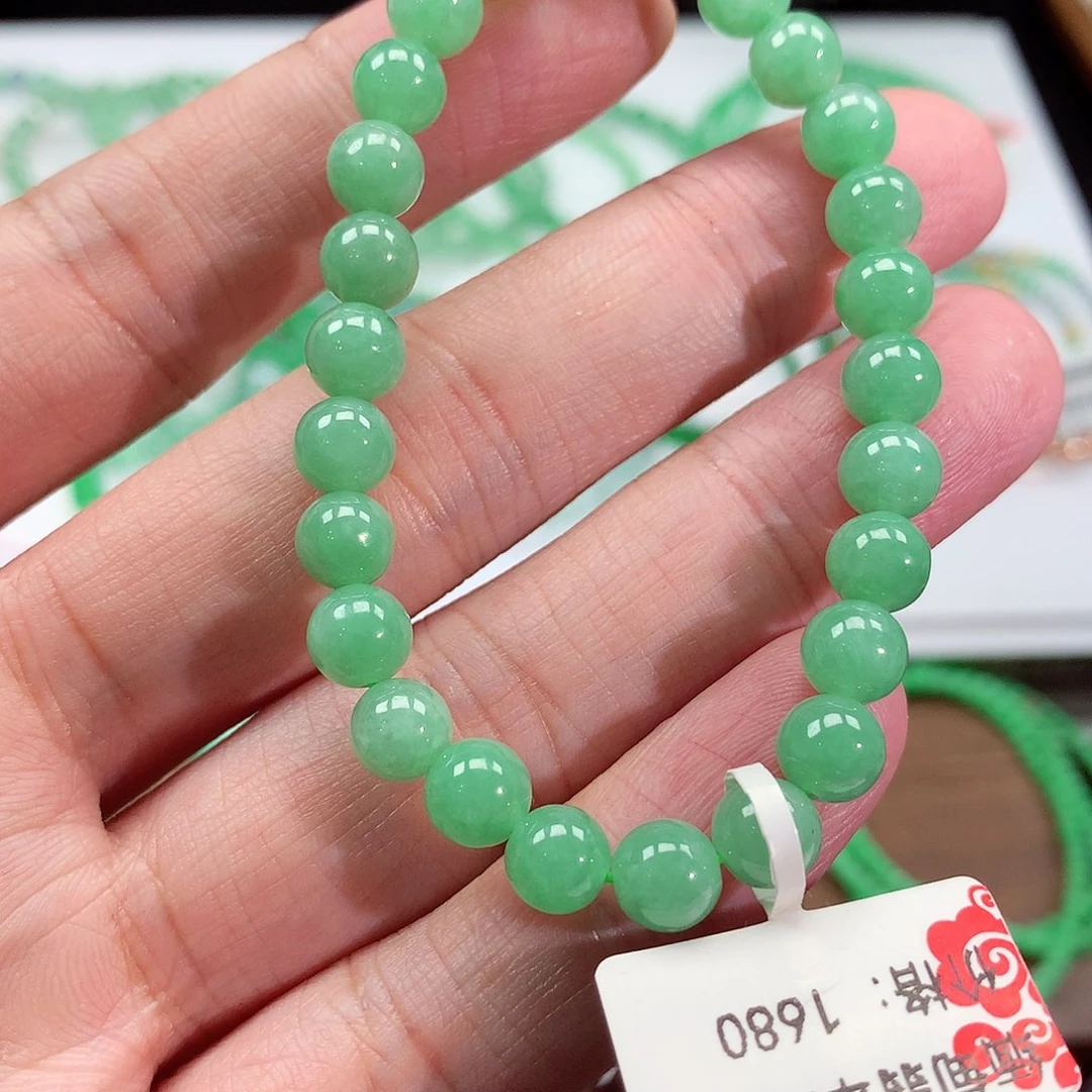 青***萝未镶嵌手链翡翠翡翠