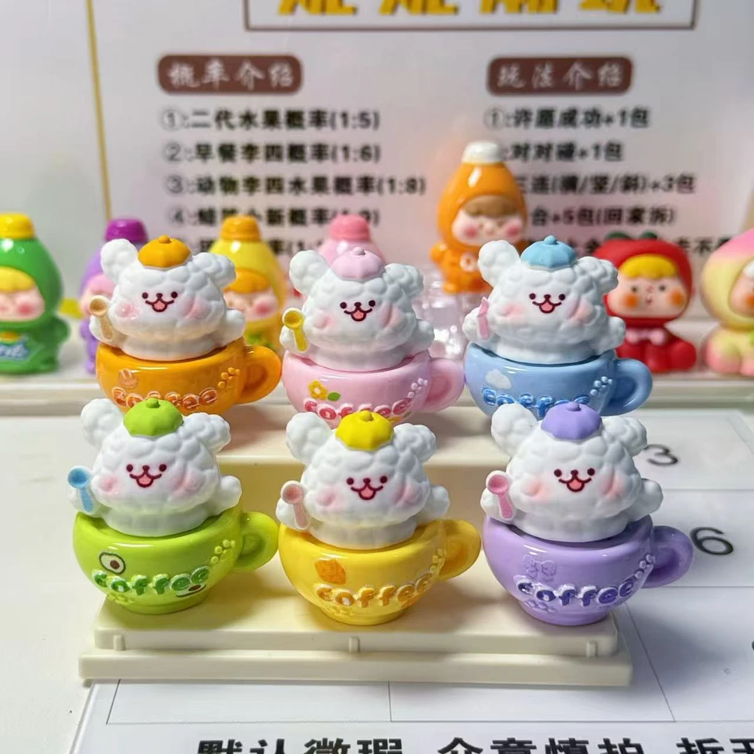 【妮妮家】可爱小狗茶杯钥匙扣手工桌面摆件