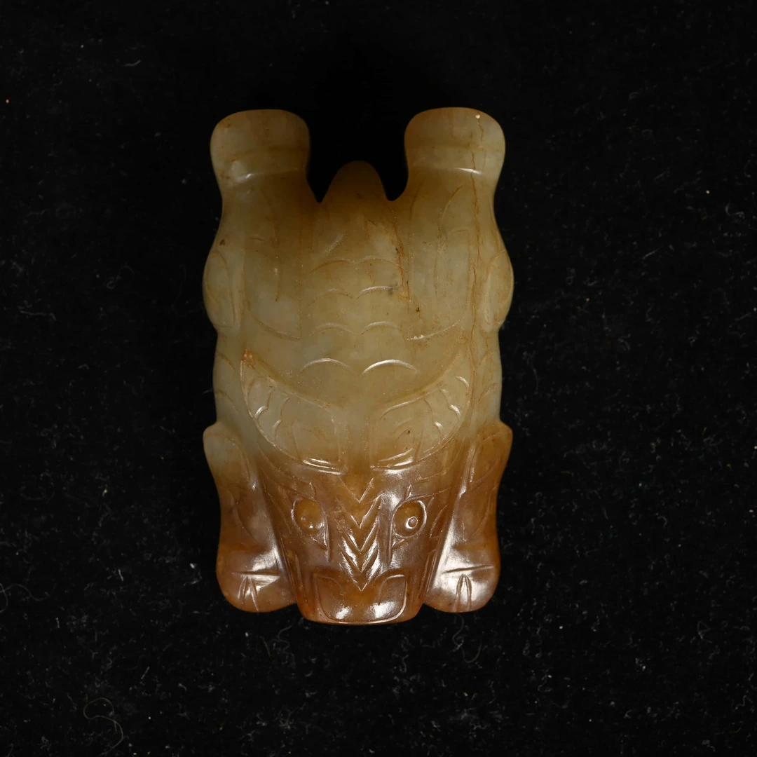 明代趴卧玉牛/WXS.16840/集萃斋