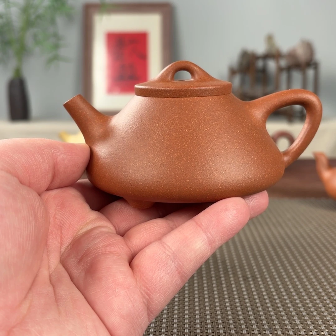 紫砂茶壶微瑕黄龙山原矿紫砂壶