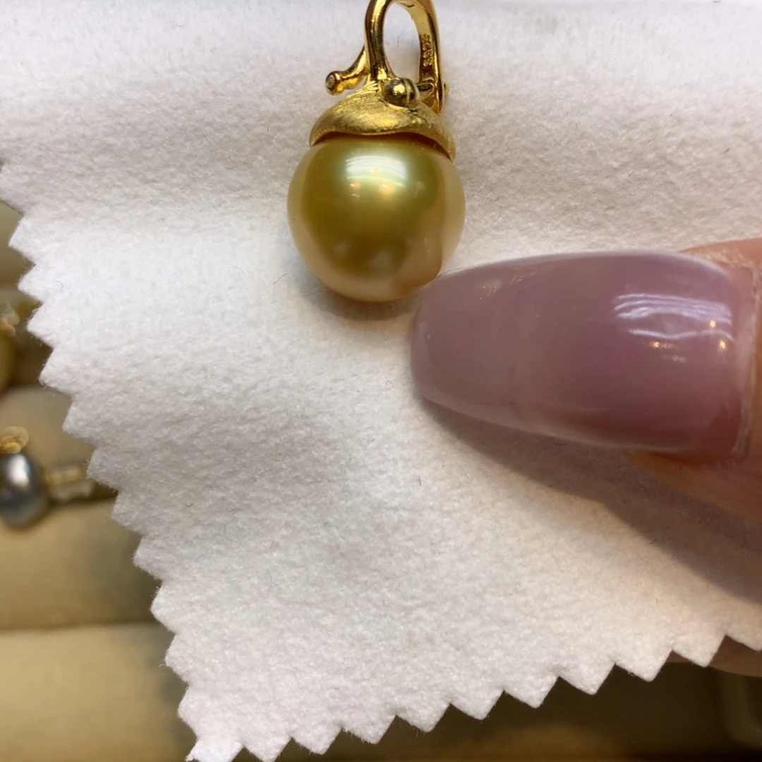 颈饰银S925镶嵌海水珍珠