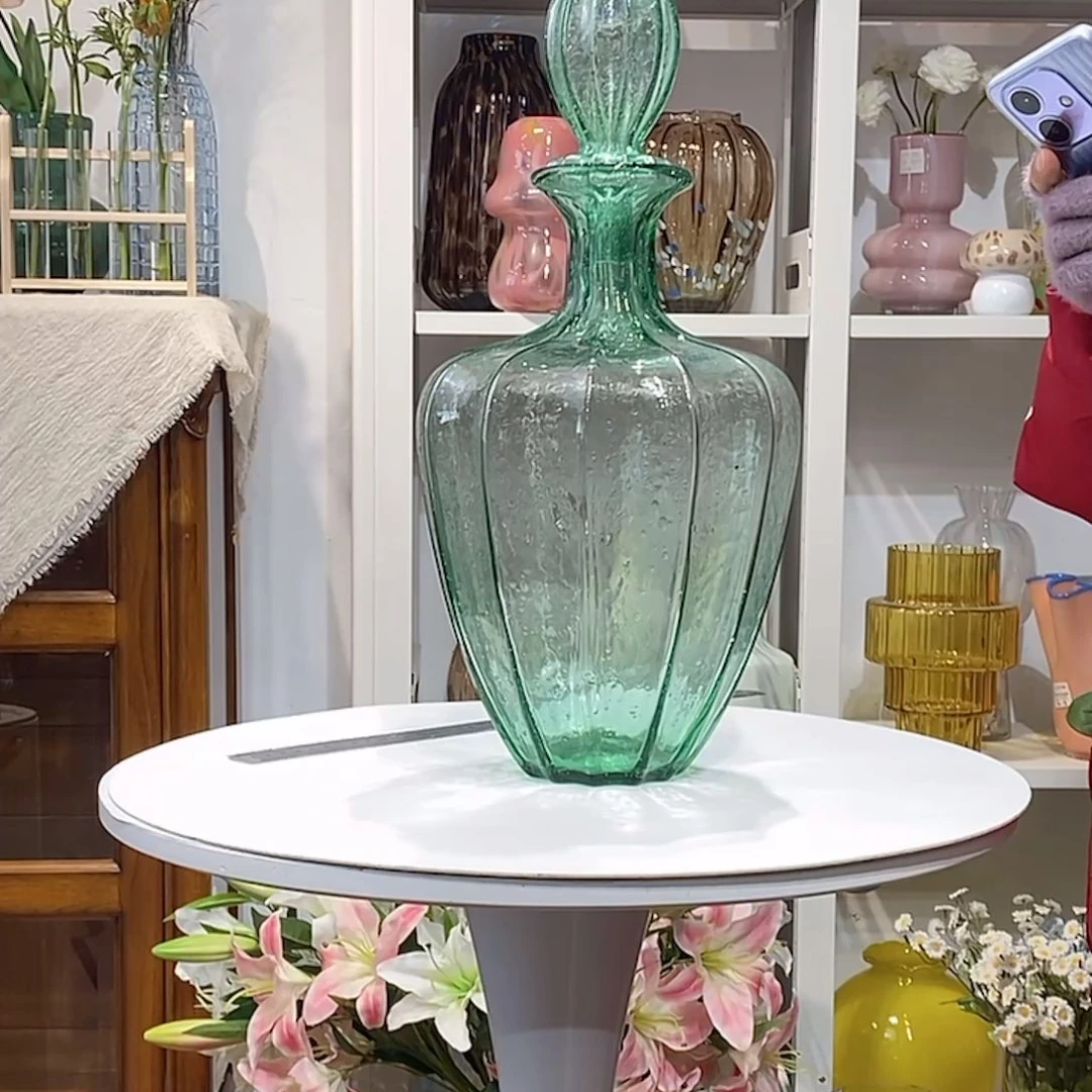 原色 气泡感 微瑕 带盖子 口4.5高34.5