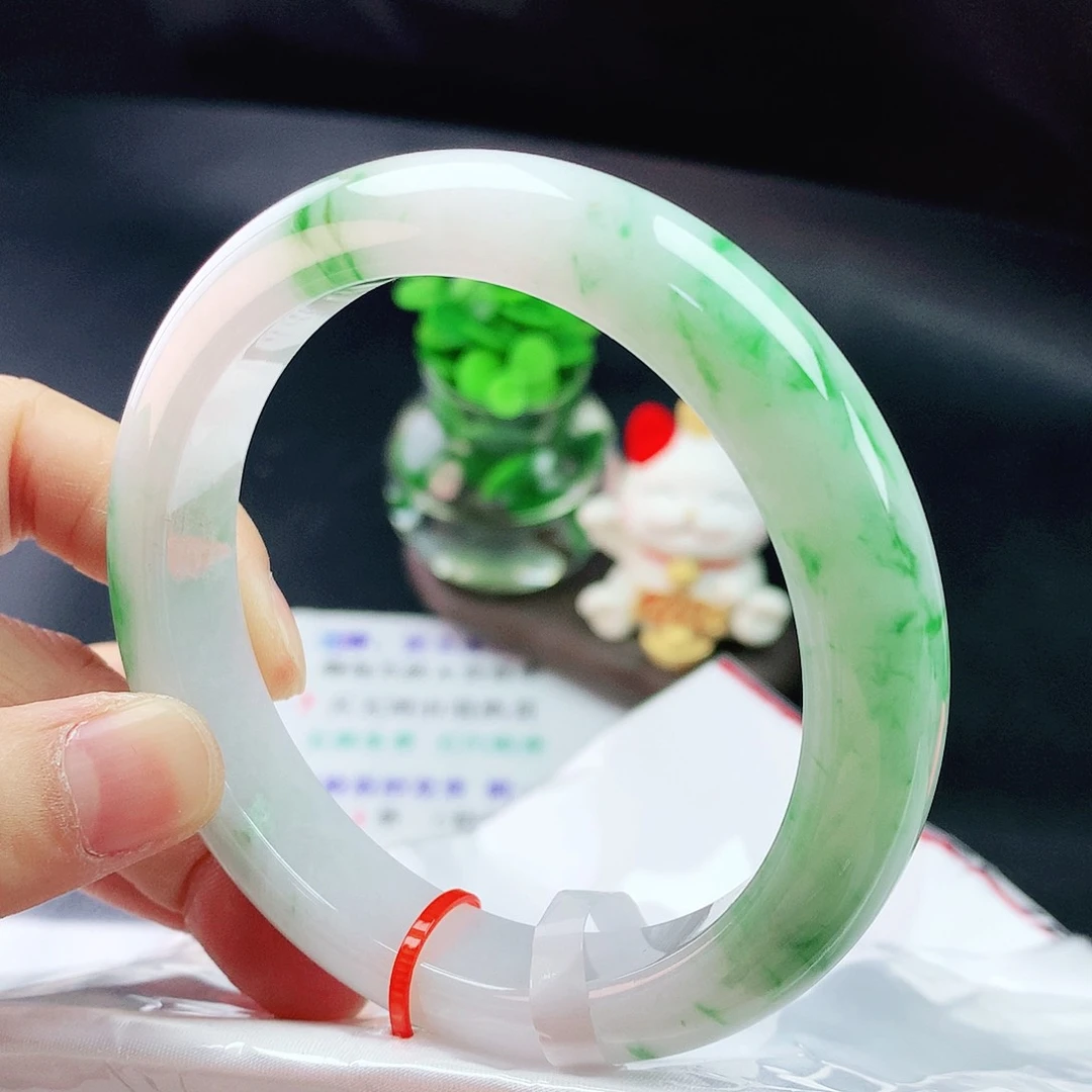未镶嵌手镯翡翠62圈